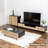 Modern Black Solid Wood Sideboard