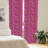 Checkered Semi-Sheer Rod Pocket Curtain Panels-45080538