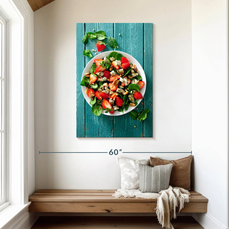 Yarlin Fresh Strawberry Salad, 45" H x 30" W