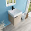 Ensemble de meuble-lavabo simple mural 18 po Morandi
