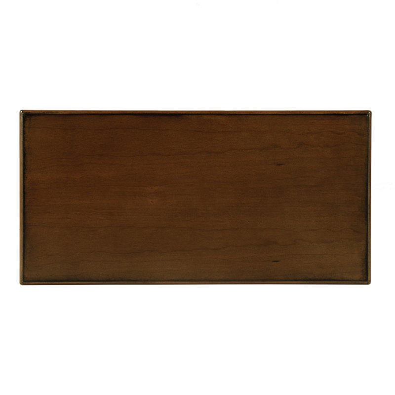 Larina Shaker Wood Side Table, Amber