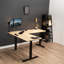 Bureau électrique en L 67 po x 60 po, série 3E6B-93981954