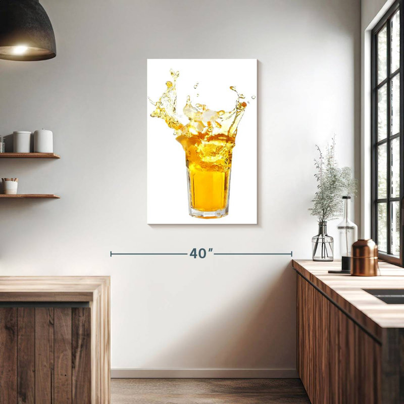 Yarlin Lemon Tea Splash, 36" H x 24" W