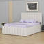Lit plateforme tapissier avec lit gigogne et 3 tiroirs-2138565782