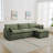 Redenius 4-Piece 112'' Upholstered L-Shape Sectional-1180205585