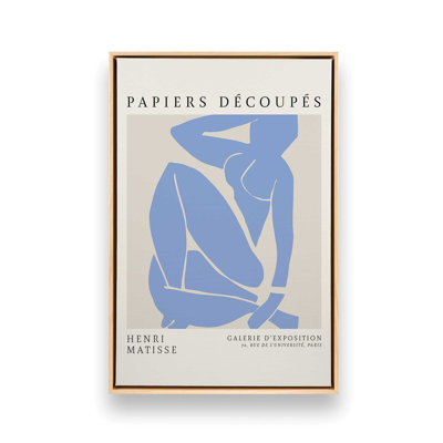 Blue Nude III Matisse, affiche d'art