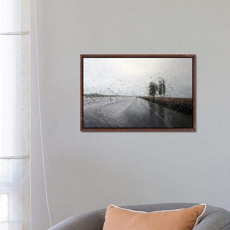 Dark Ages by Shay Kun - Print on Canvas, 66.04 cm H x 45.72 cm W, Classic Brown Wood Framed