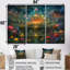 Gloucester - ensemble d'art mural abstrait paysage-108316382-108316377
