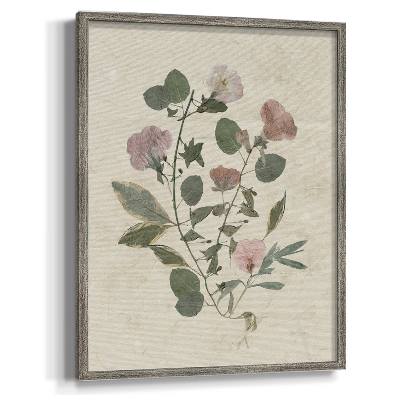 Pressed Arrangement I, reproduction encadrée - bois massif 49772, H 30 po x l 24 po
