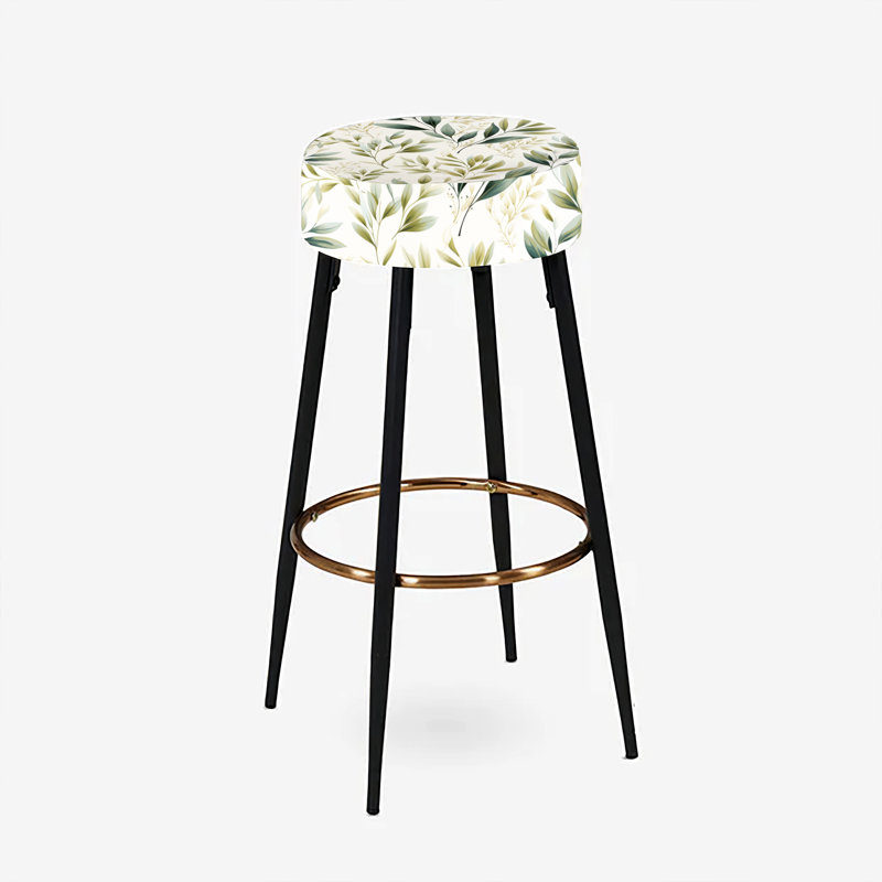 Tranquil Leaves - Plants Bar Stools Set Of 2