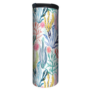 Highland Home Coral Coast 17 oz. Stainless Steel Tumbler w/ Lid