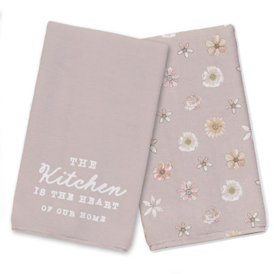 Cotton Floral Tea Towel Kitchen Towel