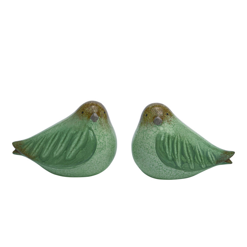  Ensemble de 2 décorations de printemps en terre cuite