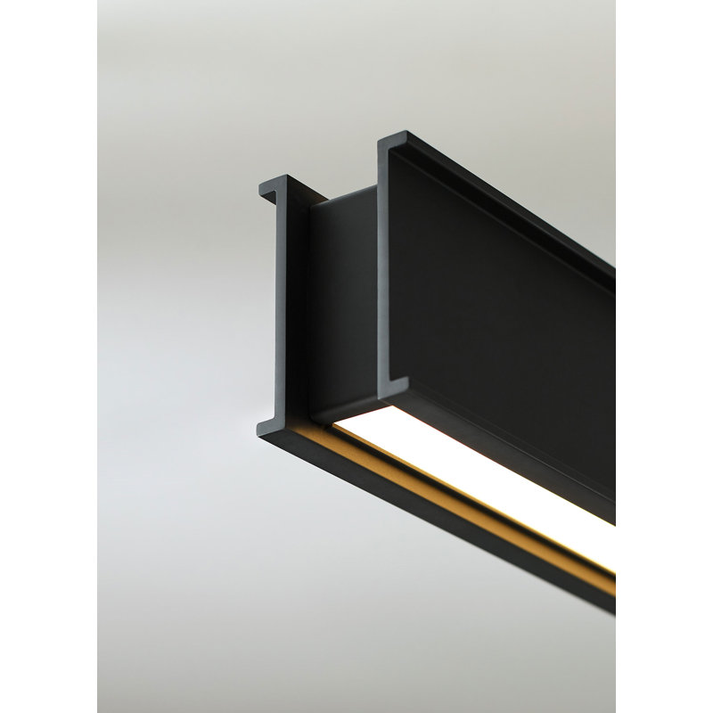 I-Beam 1 - Light LED Pendant, Nightshade Black