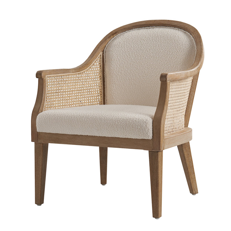 Upholstered Armchair, Ivory