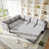Polaire gris clair, sherpa est en rupture de stock