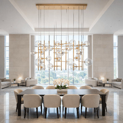Lucent 58 Inch 18-Globe Sputnik Chandelier