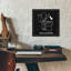 Art mural en verre "Home improvement Vi Black" par Myles Sullivan-1736174761