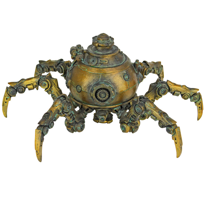 Octopod Mechanical Steampunk Figurine