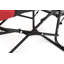 Chaise pliante de camping robuste, avec table d'appoint et poche, rouge-1177160854