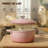 4.5 Qt Enameled Cast Iron Dutch Oven With Lid & Accessories – Pink Cookware For Baking, Roasting & Stews-120199020-120199019