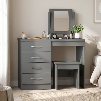 Cascio Dressing Table Set with Mirror
