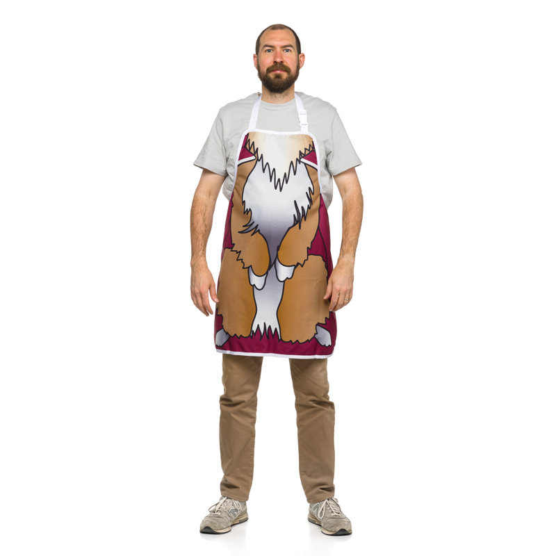 No Pattern Bib Apron, Texas A&M