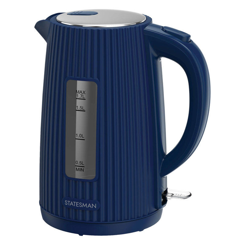 1.7L Ribbed Kettle Blue, Blue