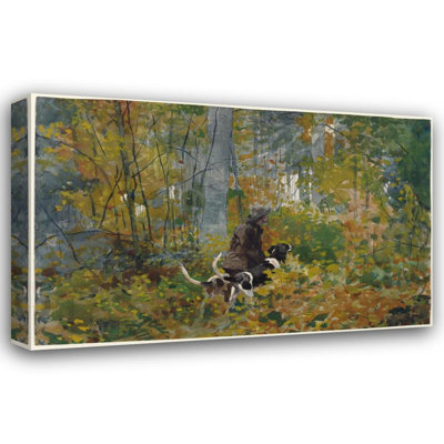 "On the Trail" by  Winslow Homer - Gallery Wrap Canvas Wall Art