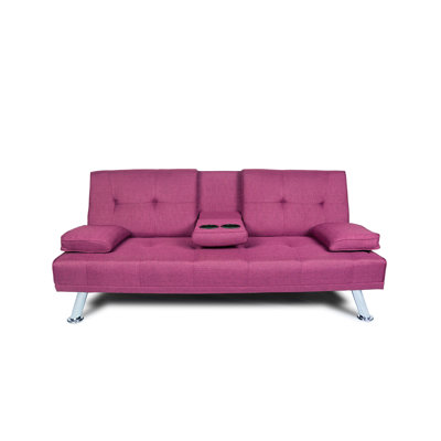 Twin 62.3'' Upholstered Convertible Sofa