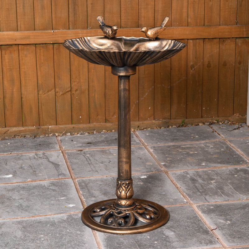 Samuel Alexander Polyresin Sculptural Birdbath