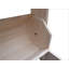 Présentoir à étages 21,0 po x 53,0 po x 17,0 po, 4 pieds - chêne