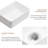 Rectangular Vessel Sink, 16"X12" Small Bowl Bathroom Vessel Sink, White Ceramic Lavatory Above Counter Art Basin Vanity Sink