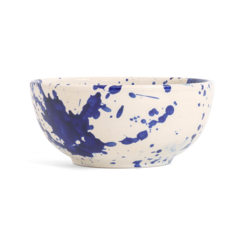 Amner Blue Splatter Cereal Bowl