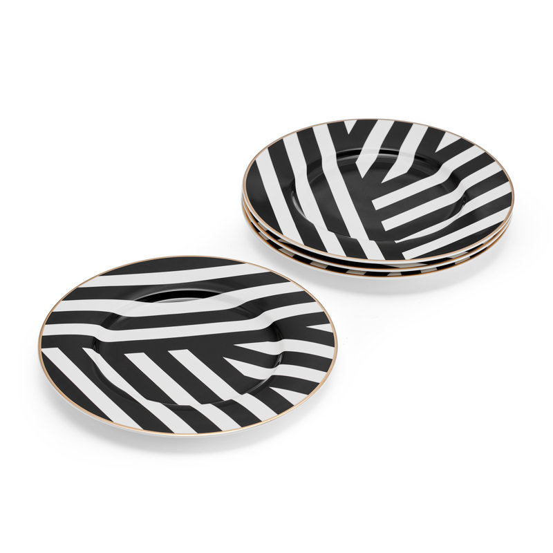 Mikasa Luxe Deco China Side Plates, 21cm