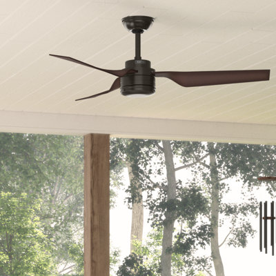 Ventilateur de plafond 52 pouces à 3 pales avec contrôle mural Cabo Frio