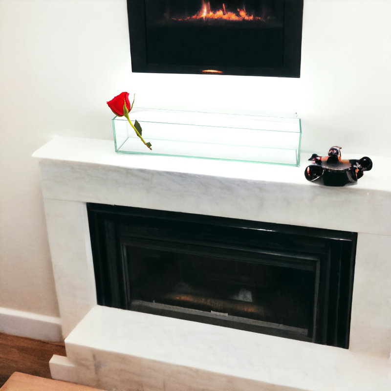 Brezza Handmade Glass Pot Planter, 4'' H x 30'' W x 4'' D