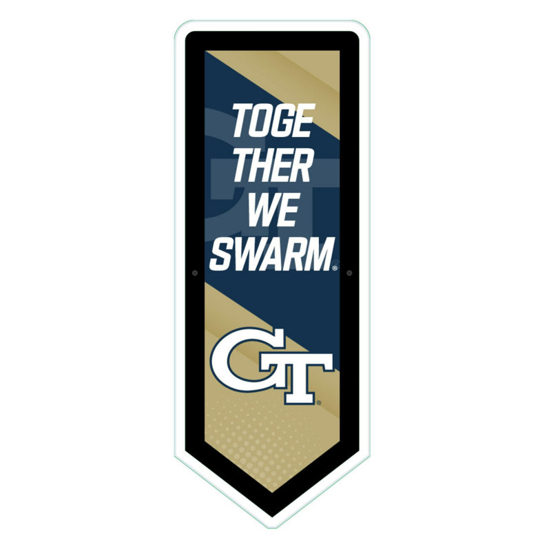 Enseigne murale NCAA Team Pennant, Georgia Tech