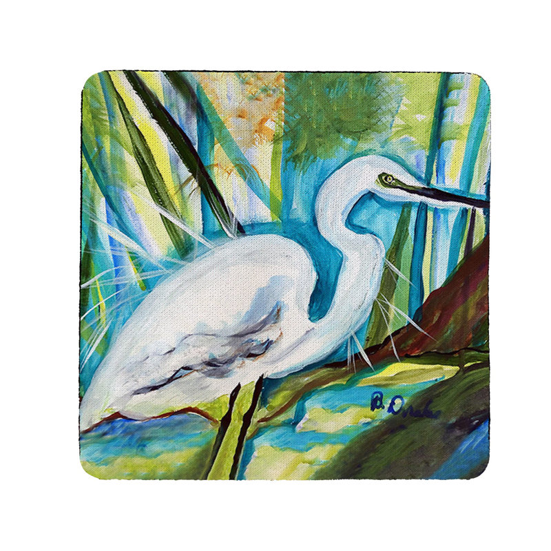 Grand sous-verre aigrette