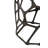 Short Sebastian Aluminum End Table, Deep Grey