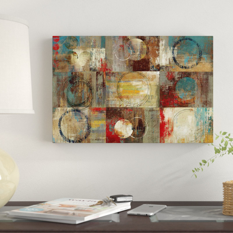 « all around play », impression sur toile, H 26 po x l 40 po x P 1,5 po