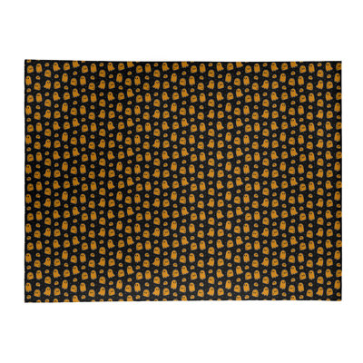 Tapis noir/jaune ghosts