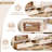 Twin with built-in bookshelves and storage drawers, Safety Staircase design and high-quality safety rails,Beige-2124711604-2124711601