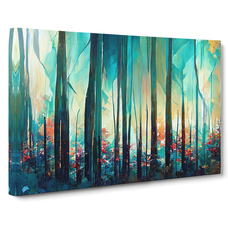 Forest Abstract Vol.6 - Wrapped Canvas, 50cm H x 76cm W x 3cm D