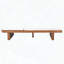 Chaise longue en bois d'acacia et en rotin PE - Dossier inclinable réglable avec coussin blanc