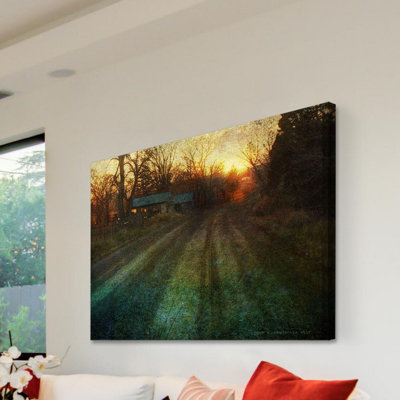 House Down The Road by Chris Vest - Wrapped Canvas Painting