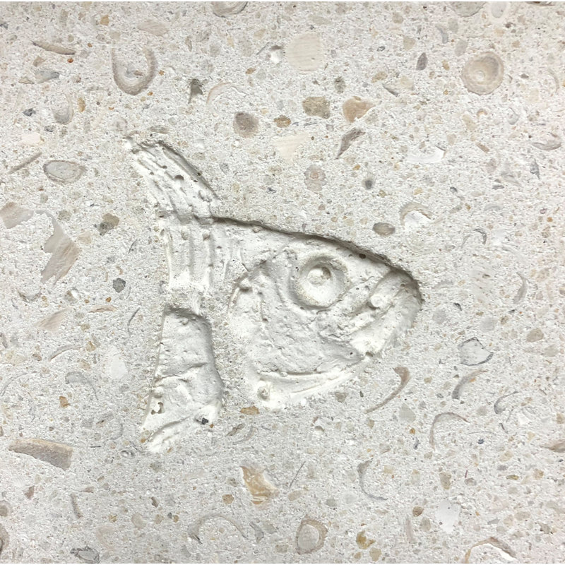 6'' x 6'' Compressed Stone Medallion