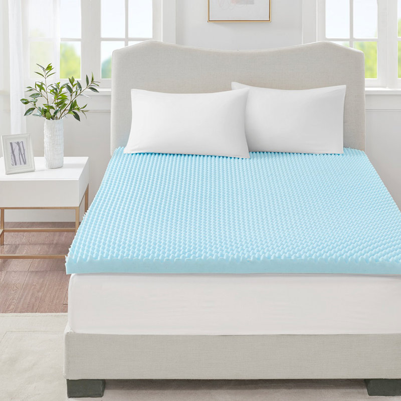 Surmatelas hypoallergénique réversible toutes saisons, Très grand californien