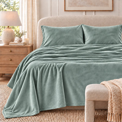 Ensembles de draps en velours ultra doux