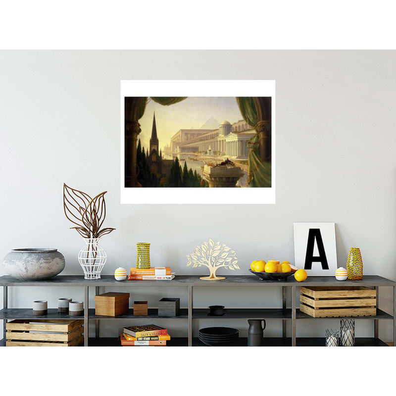 «The Architect's Dream» par Thomas Cole - Estampe numérique, H 32 po x l 40 po